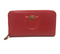 Salvatore Ferragamo Pre-owned - Portefeuille en cuir Pre-owned - Femme - Pre-owned - Rouge - Taille: ONE Size
