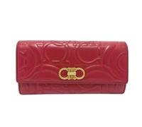 Salvatore Ferragamo Pre-owned - Portefeuille Long Pre-owned (Bi-pli) - Femme - Pre-owned - Rouge - Taille: ONE Size