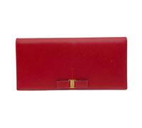 Salvatore Ferragamo Pre-owned - Pre-owned 22-b480 Portefeuille long (bi-fold) - Femme - Pre-owned - Rouge - Taille: ONE Size
