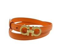Salvatore Ferragamo Pre-owned - Pre-owned Cuir ceintures - Femme - Pre-owned - Orange - Taille: ONE Size
