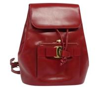 Salvatore Ferragamo Pre-owned - Pre-owned Cuir sacs-dos - Femme - Pre-owned - Rouge - Taille: ONE Size