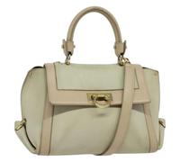 Salvatore Ferragamo Pre-owned - Pre-owned Cuir sacs-main - Femme - Pre-owned - Beige - Taille: ONE Size