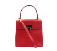 Salvatore Ferragamo Pre-owned - Pre-owned Cuir sacs-main - Femme - Pre-owned - Rouge - Taille: ONE Size