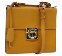 Salvatore Ferragamo Pre-owned - Pre-owned Cuir sacs-ports-paule - Femme - Pre-owned - Brun - Taille: ONE Size