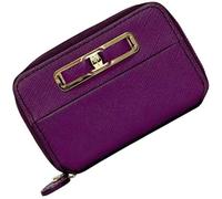 Salvatore Ferragamo Pre-owned - Pre-owned Leather Wallet - Femme - Pre-owned - Violet - Taille: ONE Size