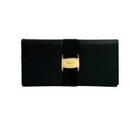 Salvatore Ferragamo Pre-owned - Pre-owned Long wallet (bi-fold) - Femme - Pre-owned - Noir - Taille: ONE Size