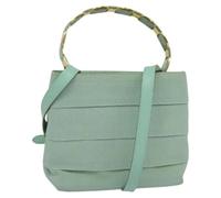 Salvatore Ferragamo Pre-owned - Pre-owned Nylon sacs-main - Femme - Pre-owned - Vert - Taille: ONE Size