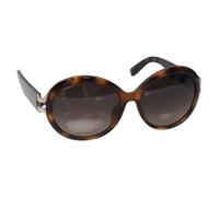 Salvatore Ferragamo Pre-owned - Pre-owned Plastique lunettes-de-soleil - Femme - Pre-owned - Brun - Taille: ONE Size