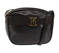 Salvatore Ferragamo Pre-owned - Pre-owned Vara Bow Camera Shoulder Bag - Femme - Pre-owned - Brun - Taille: ONE Size