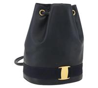 Salvatore Ferragamo Pre-owned - Sac à dos en cuir Pre-owned - Femme - Pre-owned - Bleu - Taille: ONE Size