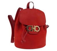 Salvatore Ferragamo Pre-owned - Sac à dos en cuir Pre-owned - Femme - Pre-owned - Rouge - Taille: ONE Size