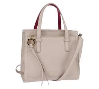 Salvatore Ferragamo Pre-owned - Sac à main en cuir Pre-owned - Femme - Pre-owned - Beige - Taille: ONE Size