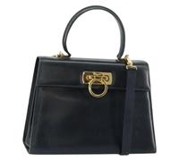 Salvatore Ferragamo Pre-owned - Sac à main en cuir Pre-owned - Femme - Pre-owned - Bleu - Taille: ONE Size