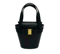 Salvatore Ferragamo Pre-owned - Sac à main en cuir Vara Pre-owned - Femme - Pre-owned - Noir - Taille: ONE Size