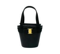 Salvatore Ferragamo Pre-owned - Sac à main en cuir Vara Pre-owned - Femme - Pre-owned - Noir - Taille: ONE Size