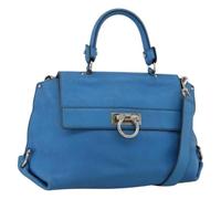 Salvatore Ferragamo Pre-owned - Sac à main Pre-owned - Femme - Pre-owned - Bleu - Taille: ONE Size