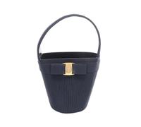 Salvatore Ferragamo Pre-owned - Sac bandoulière en daim Pre-owned - Femme - Pre-owned - Noir - Taille: ONE Size