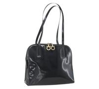 Salvatore Ferragamo Pre-owned - Sac bandoulière en toile enduite Pre-owned - Femme - Pre-owned - Noir - Taille: ONE Size
