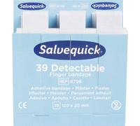 Salvequick Blue Detectable Finger Bandage Refill 6796 Pansement(S) 6x39 pc(s)