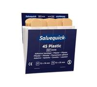 Salvequick de pansements strips imperméable Lot de 45 Refill 6036