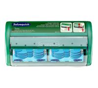 Salvequick Distributeur de pansements détectable – 2 x 35 pansements – Bleu