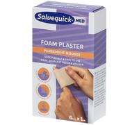 Salvequick Med Foam Plaster 6 cm x 1 m Pansement(S) pc(s)