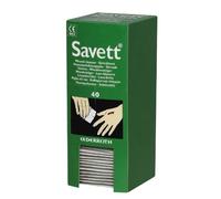 SALVEQUICK Nettoyant pour plaies stériles 11 x 12 cm - Contenu : 40 chiffons