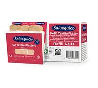 Salvequick® | Pansements textiles | haute qualité, facile à appliquer, souple et pratique à utiliser | Pansements hypoallergéniques | 240 pansements par boîte