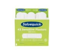 Salvequick SALVEQUICK Recharge 6x43 pansements Sensitive Quantité:1
