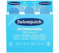 Salvequick Sparadrap Strips Détectables REF51030127 (35 Unités)