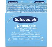 Salvequick Strip+Fingerkuppe det., Ref. 51030126, VPE 6 St.
