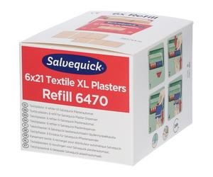 Salvequick Textile XL Plasters 6470 Pansement(S) 6x21 pc(s)