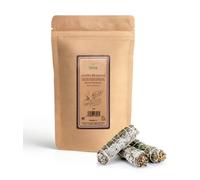 SALVIA | Sauge Blanche 3 unités | Herbe sacrée pour la Purification | Plante herbacée à Fort Effet brûlant | Purification spirituelle et énergétique | Rituels énergétiques | Plante Pure à Brûler