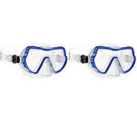 Salvimar Emily Masque de plongée Mixte Adulte, Bleu (Lot de 2)