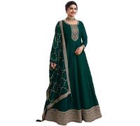 Salwar Kameez Costume indien pakistanais Bollywood pour femme, vert, X-Large
