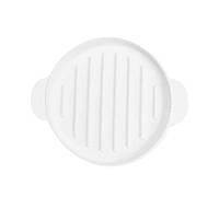 Salyeeluly Bac à bacon pour micro-ondes avec couvercle | Cuiseur à bacon pour four à micro-ondes | Grille de cuisson pour bacon et viande | Machine à bacon pour micro-ondes, rapide et sans désordre,