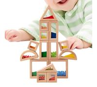 Salyeeluly Blocs De Construction,15 Pièces Jouets Éducatifs De Tri Et d'apprentissage | Jouets D'Assortiment De Couleurs Et Blocs À Empiler | pour Maison Maternelle Voyage Jeu Noël Anniversaire