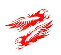 Salyeeluly Décalque pour Motocyclette | Motif pour Véhicules | Patch Décoratif Réfléchissant Autocollant Imperméable pour Casque Camion Moto Cross Véhicules Scooter