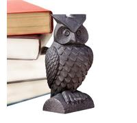 Salyeeluly Figurines de Hibou, Statue de décoration Animale - Figurines de Hibou en Pierre sculptée à Collectionner pour Table, bibliothèque, décoration de Centre de Table