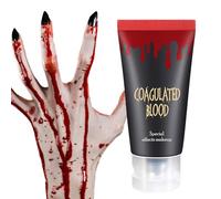 Salyeeluly Maquillage de faux sang, faux sang lavable - Halloween liquide dégoulinant de sang - Faux sang de vampire réaliste, faux spray de sang pour fête de cosplay