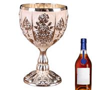 Salyeeluly Mini Gobelet à Calice,Mini Coupe à Calice - Verres à vin vintage en de zinc de 30 ml | Petite tasse à vin pour bière, Cocktail, whisky, ornements rétro pour Bar à domicile, mariage, cadeau