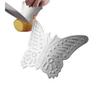 Salyeeluly Protecteur de Coupe de Doigt de Cuisine, protège-Main de Doigt pour Couper,Bouclier coupant Les Doigts en Acier Inoxydable | Garde-trancheuse réglable, défense des Doigts de Cuisine avec