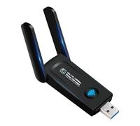 Salyeeluly Récepteur WiFi pour PC, Carte WiFi réseau sans Fil Portable,Carte WiFi PC - Adaptateur WiFi PC, pièces PC, Adaptateur sans Fil PC, connectivité Double Bande Haut débit, Streaming