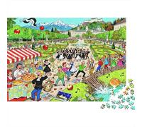 Salzbourg Sound of Music Chantons Ensemble Puzzle en Bois Imperméable Puzzles De 1000 Pièces pour Adultes Défi Et Casse-tête Jeux Éducatifs