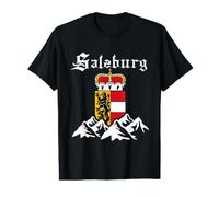 Salzburg Berge Autriche Mozartstadt. T-Shirt Graphique avec Valeur