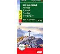 Salzkammergut, hiking, cycling and leisure map 1:50,000, freytag & berndt, WK 0282