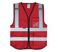 Salzmann Gilet de Sécurité - Gilet réfléchissant de haute visibilité avec plusieurs poches - Fabriqué avec du matériau réfléchissant 3M