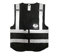 Salzmann Gilet de Sécurité - Gilet réfléchissant de haute visibilité avec plusieurs poches - Fabriqué avec du matériau réfléchissant 3M