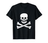 Sam Bellamy Drapeau pirate Tête de mort et os croisés T-Shirt