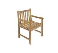 Sam Caracas Chaise de Jardin avec accoudoirs, Chaise de Jardin pour Balcon et terrasse, Bois de Teck Massif